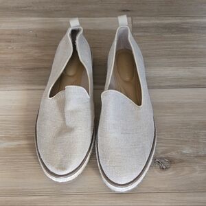 Beige Slip-On Loafers